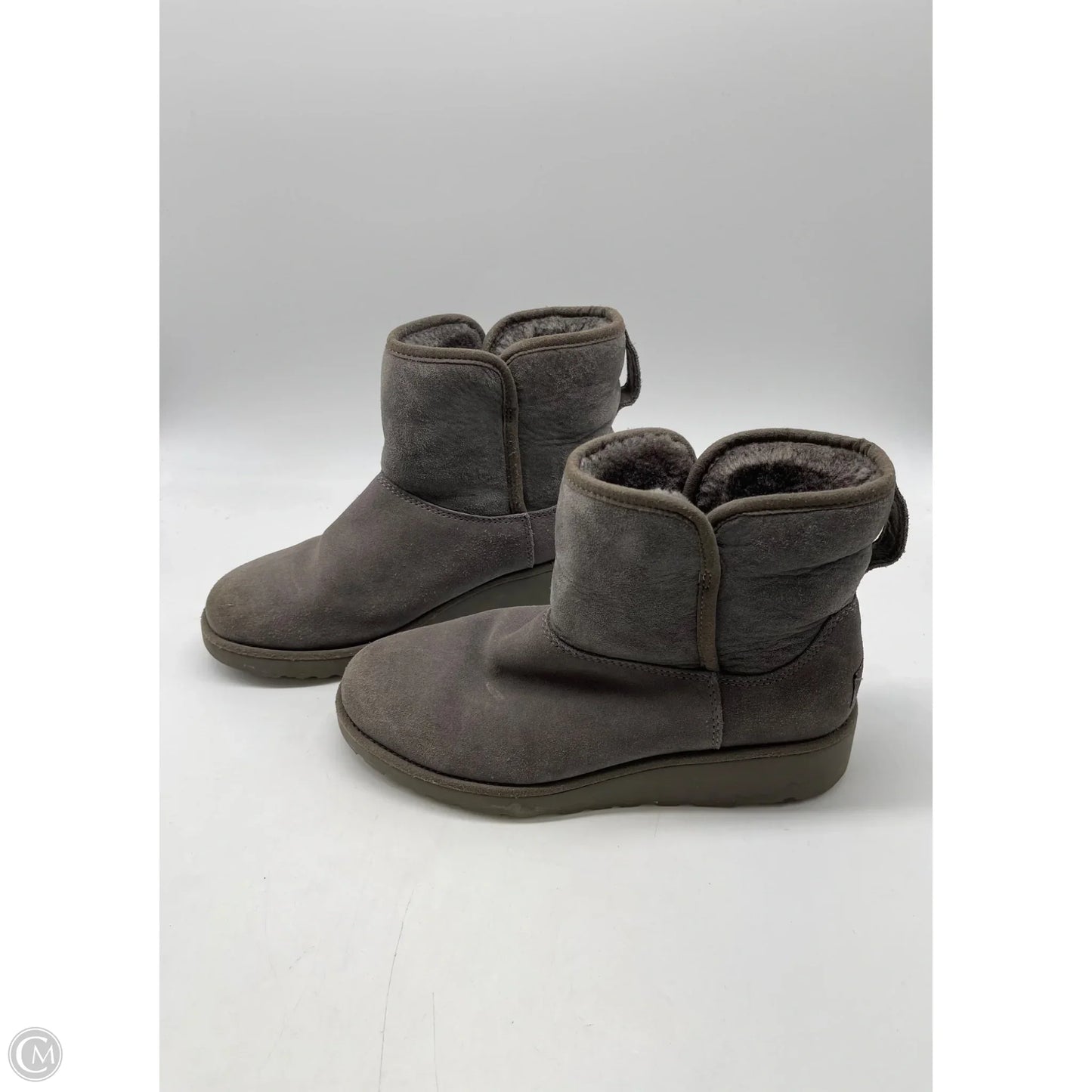 Boots Designer By Ugg In Grey, Size: 7