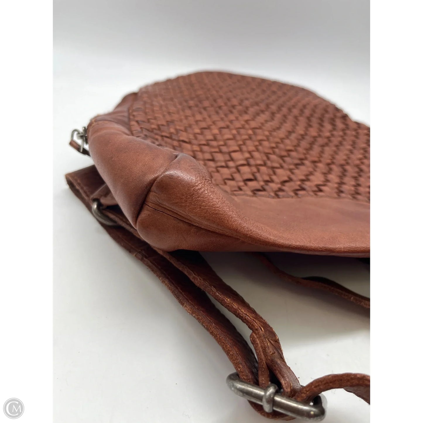 Backpack Leather By Clothes Mentor, Size: Medium