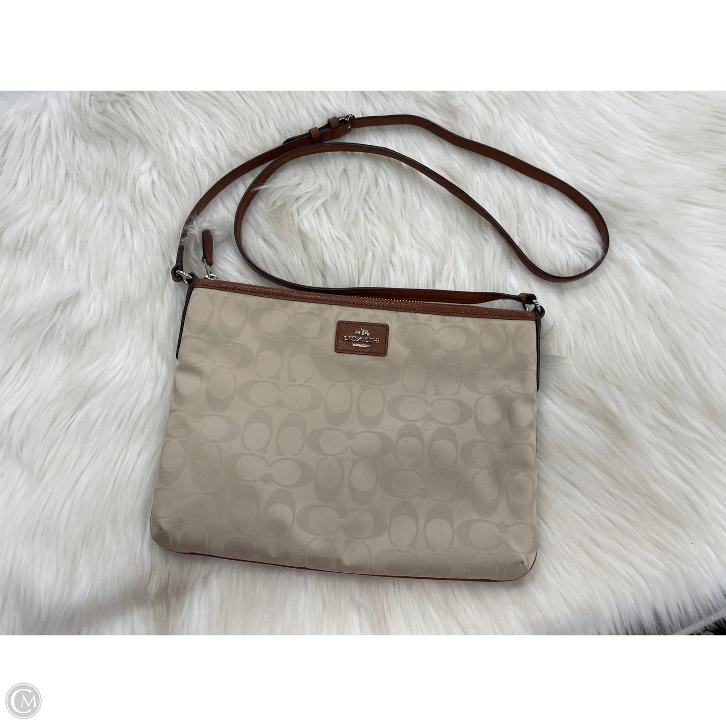 Crossbody Designer By Coach, Size: Medium