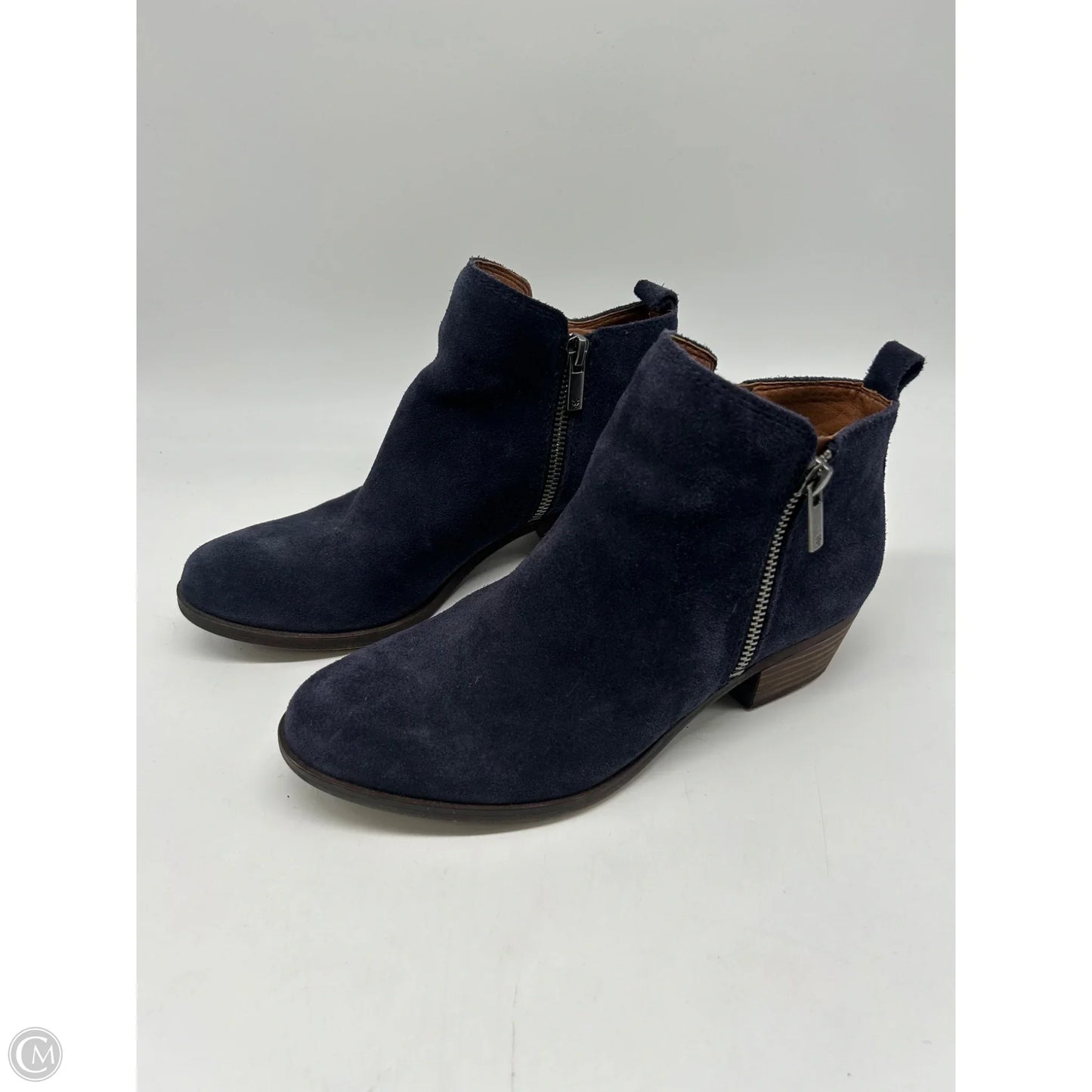 Boots Ankle Flats By Lucky Brand In Blue, Size: 7