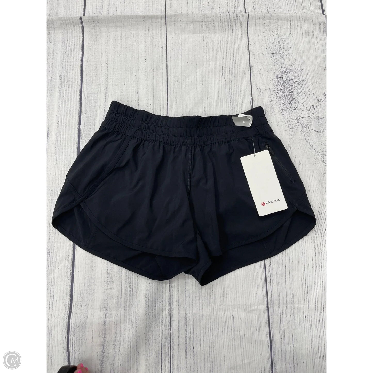 Athletic Shorts By Lululemon In Black, Size: 10