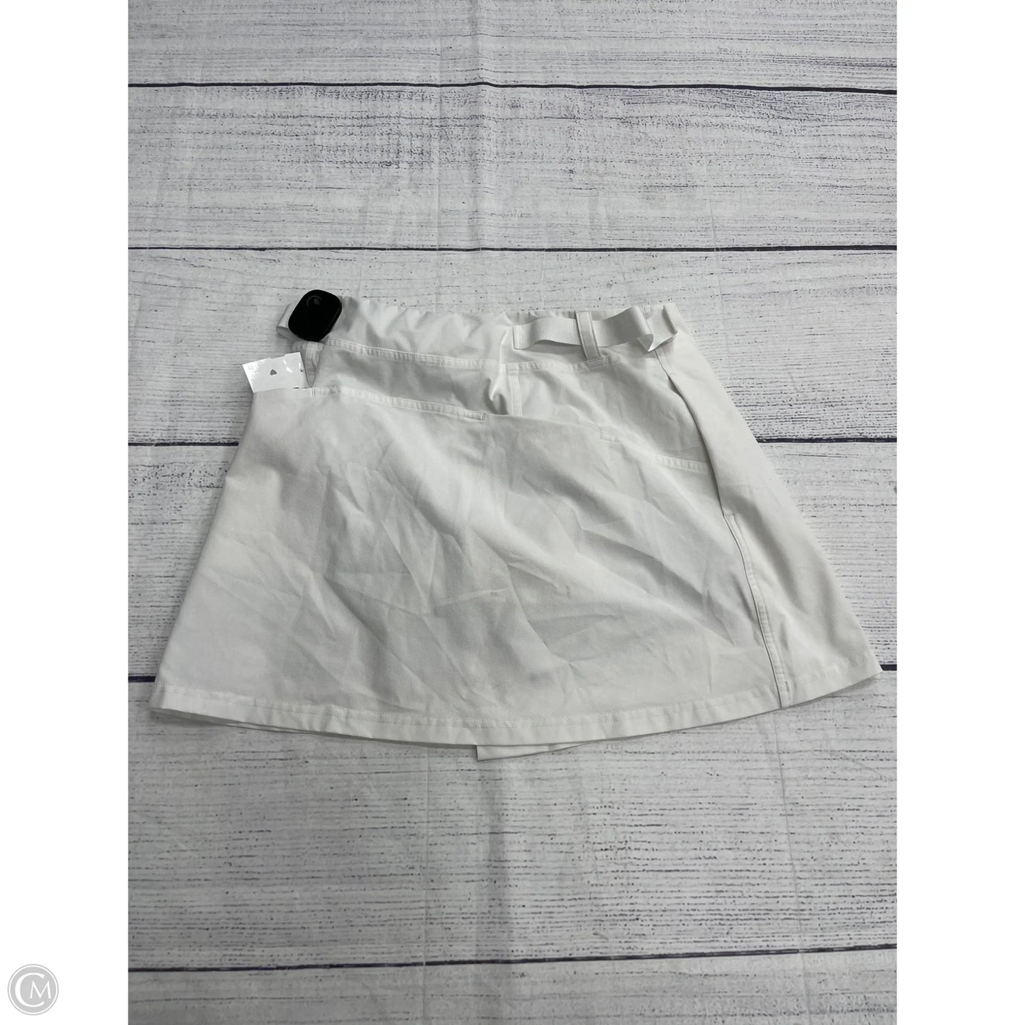Athletic Skort By Lululemon In White, Size: 6