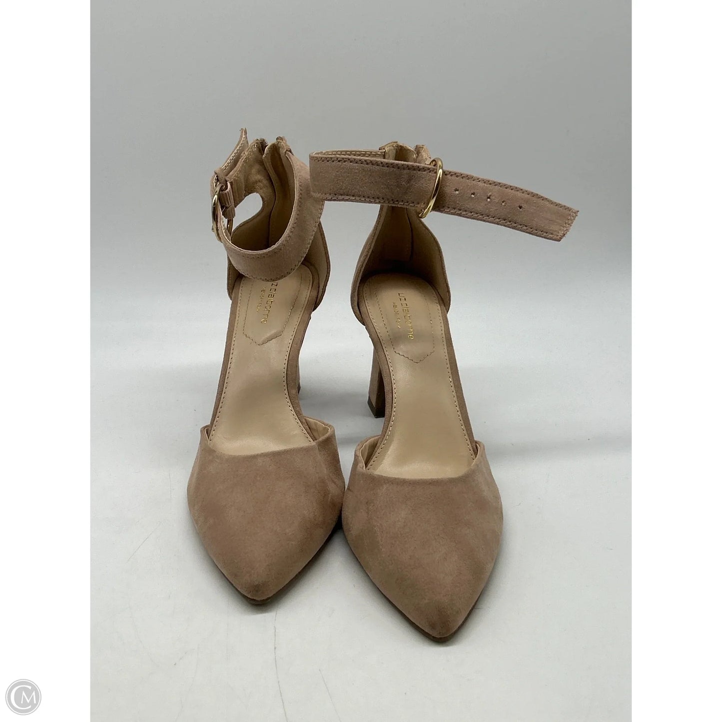 Shoes Heels Block By Liz Claiborne In Tan, Size: 8.5