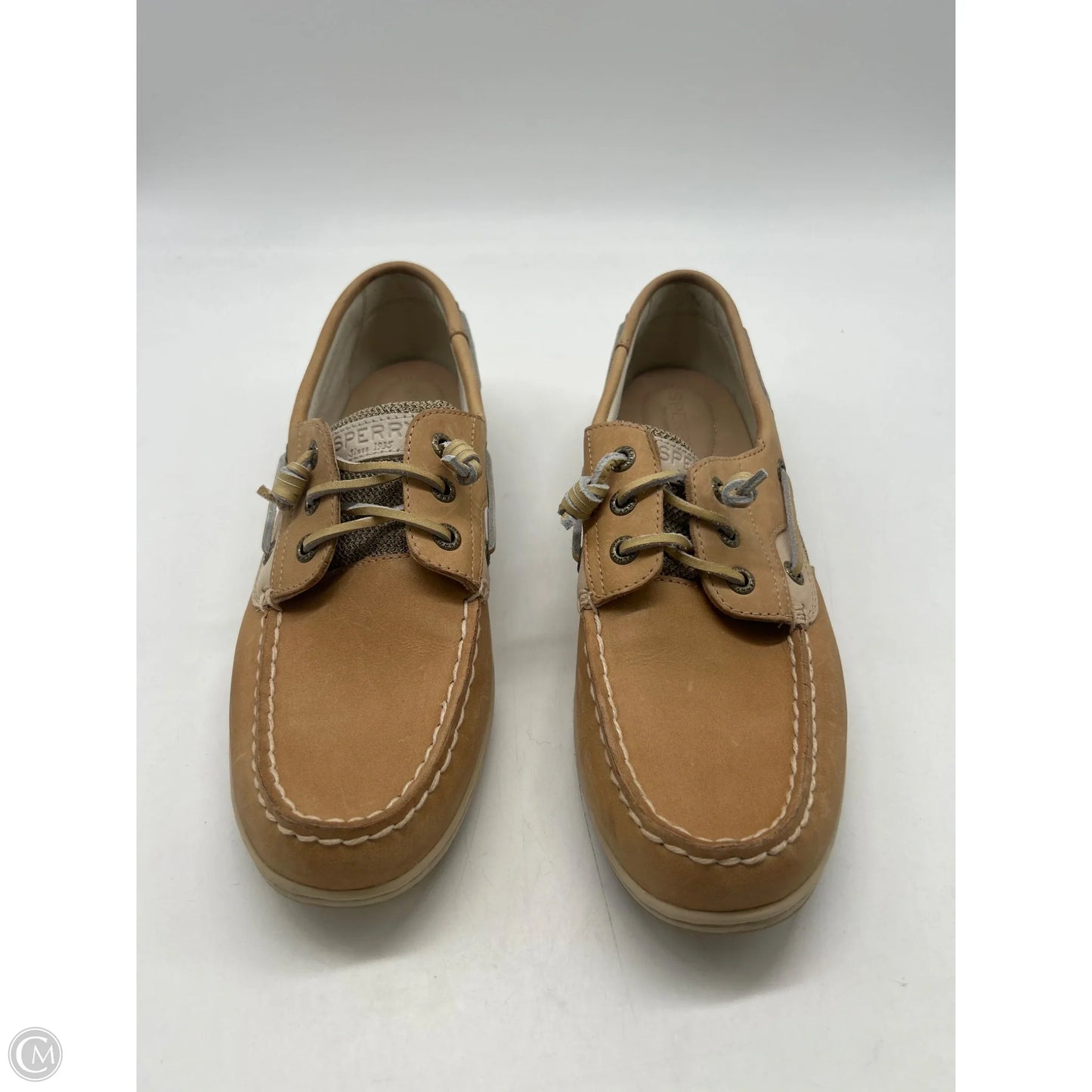 Shoes Flats By Sperry In Tan, Size: 9.5