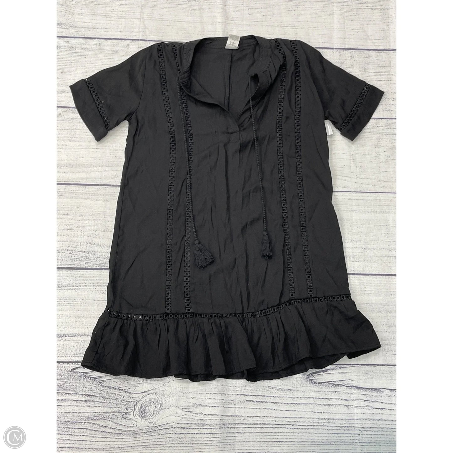 Swimwear Cover-up By Time And Tru In Black, Size: S