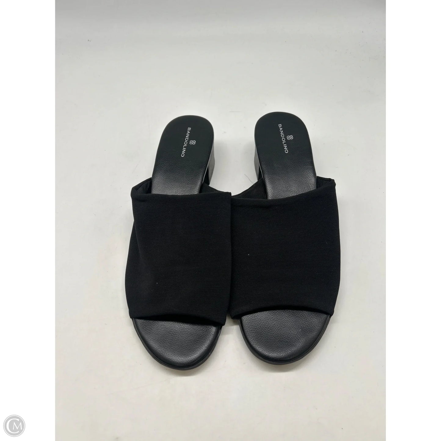Sandals Flats By Bandolino In Black, Size: 9.5
