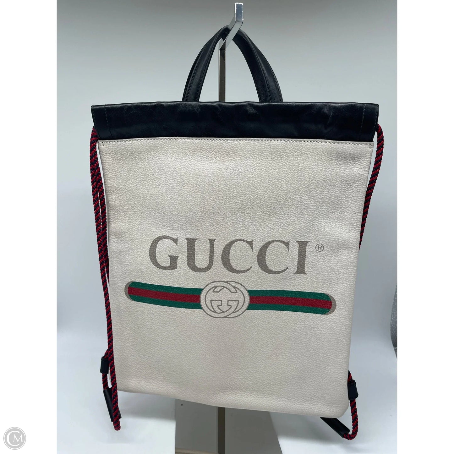 Backpack Luxury Designer By Gucci, Size: Medium