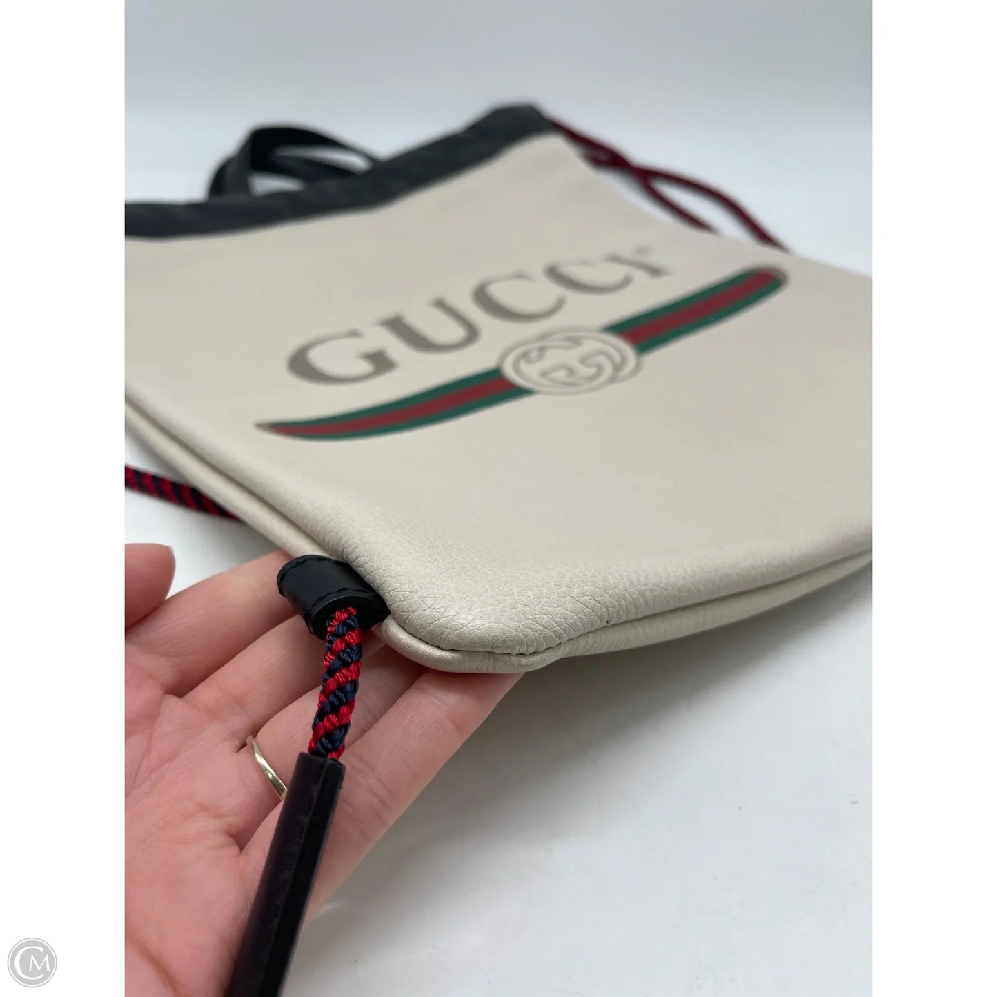 Backpack Luxury Designer By Gucci, Size: Medium