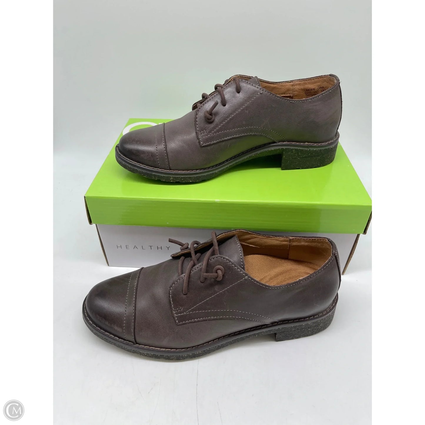 Shoes Flats By Aetrex In Brown, Size: 7