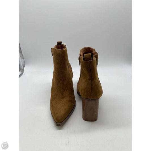 Boots Ankle Heels By Indigo Rd In Brown, Size: 8
