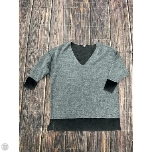 Sweatshirt Crewneck By Free People In Grey, Size: Xs