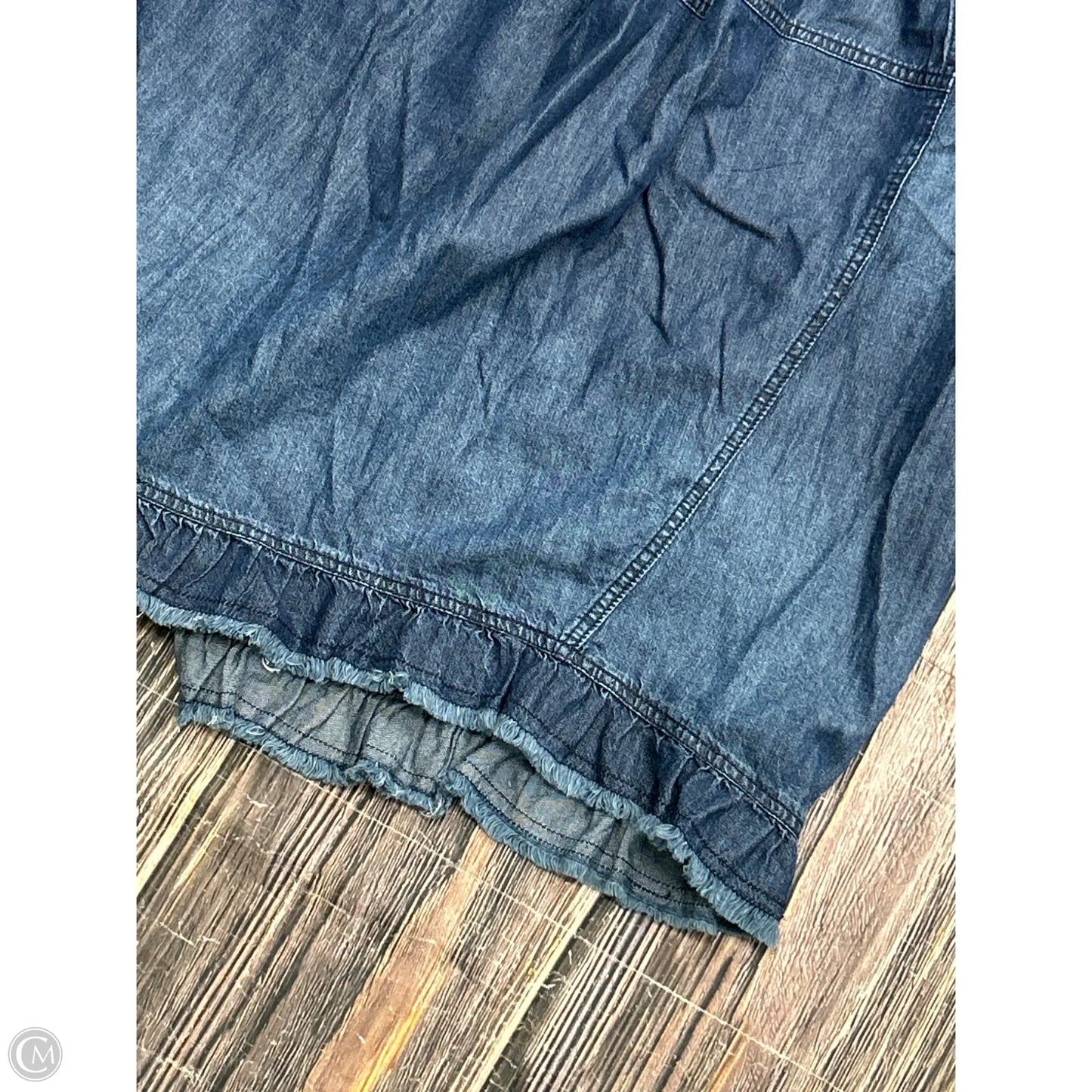 Dress Casual Maxi By Free People In Blue Denim, Size: S