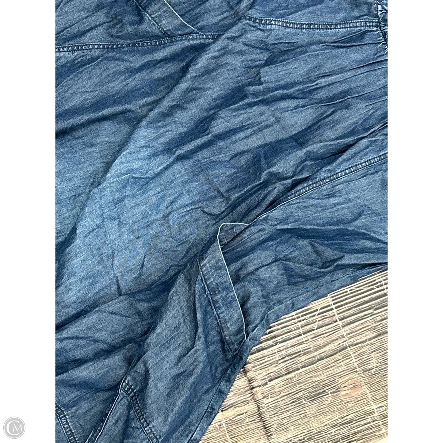 Dress Casual Maxi By Free People In Blue Denim, Size: S