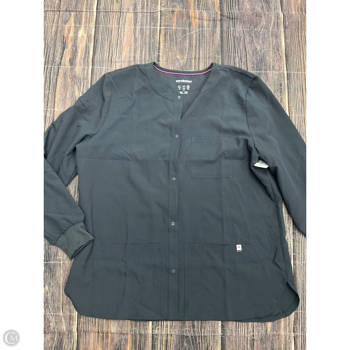 Top Long Sleeve By Clothes Mentor In Grey, Size: L