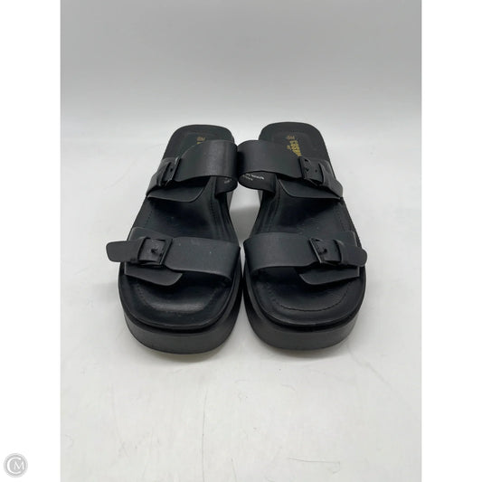 Sandals Flats By Cushionaire In Black, Size: 8