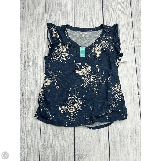 Top Short Sleeve By Maurices In Blue, Size: Xl