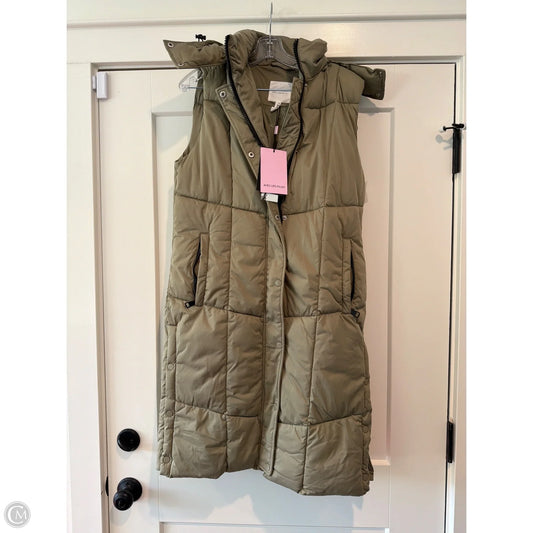 Vest Puffer & Quilted By Avec Les Filles In Green, Size: Xs