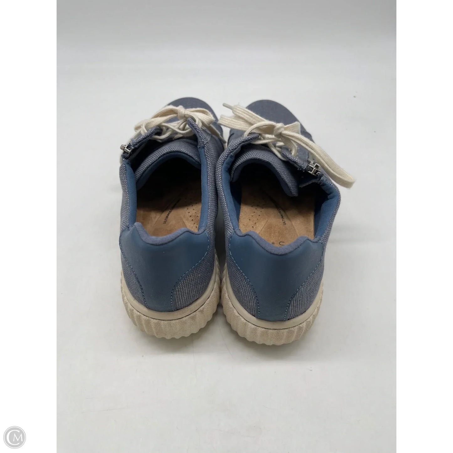 Shoes Sneakers By Clarks In Blue, Size: 8