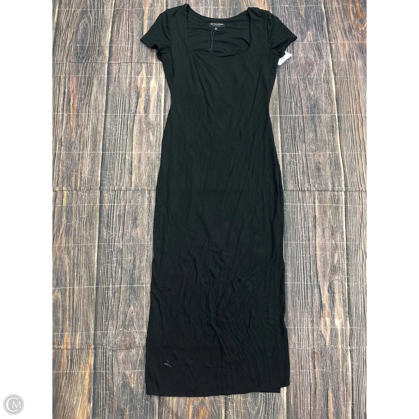 Dress Casual Maxi By See You Monday In Black, Size: Xl