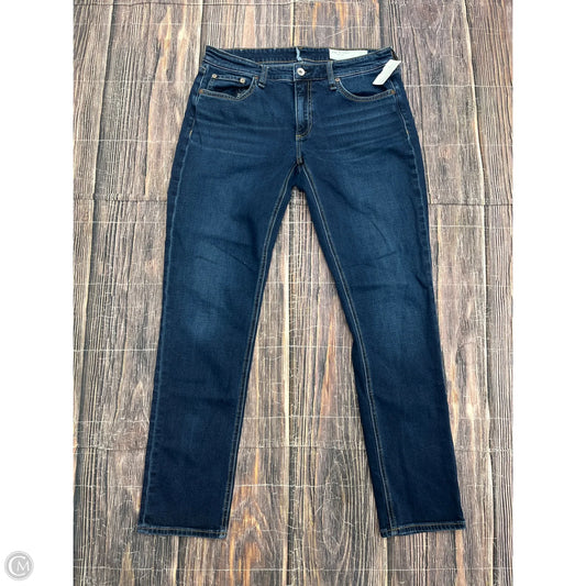 Jeans Skinny By Rag And Bone In Blue Denim, Size: 4