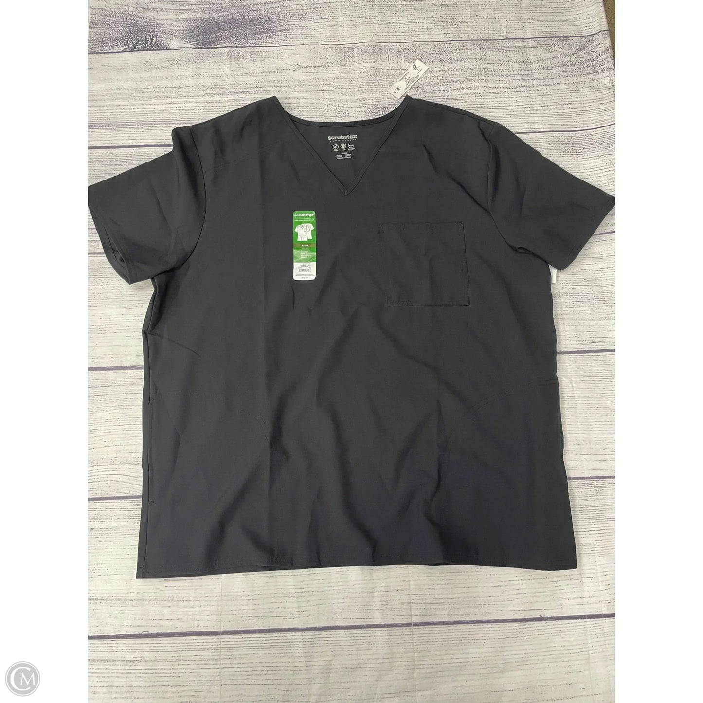 Top Short Sleeve By Clothes Mentor In Black, Size: Xl