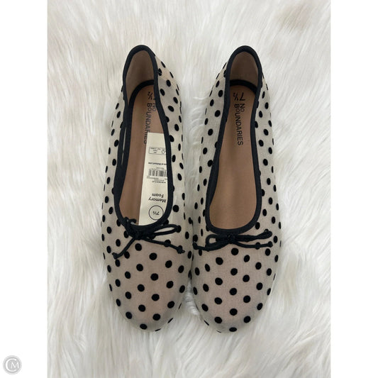 Shoes Flats By No Boundaries In Polkadot Pattern, Size: 7.5
