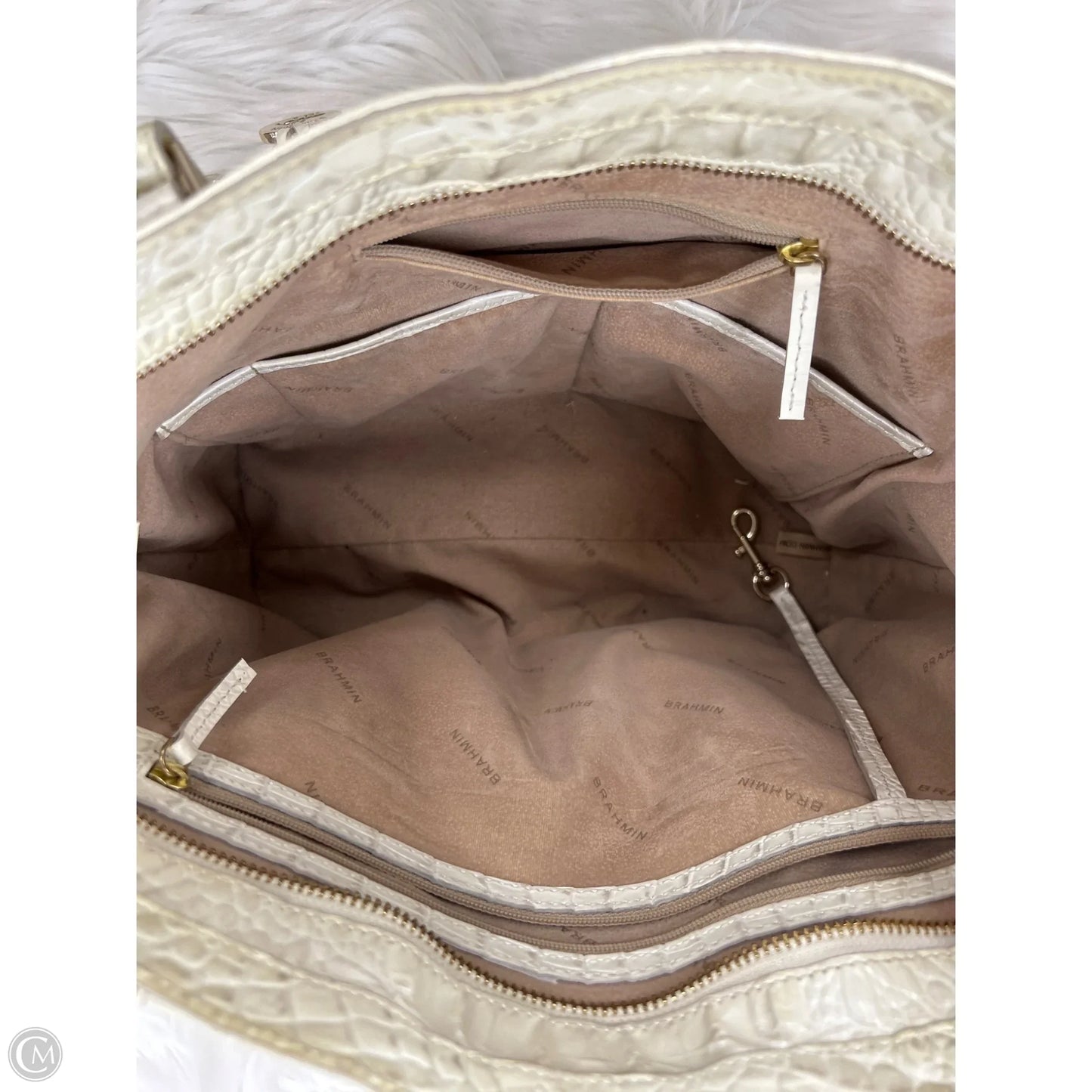 Handbag Designer By Brahmin, Size: Medium