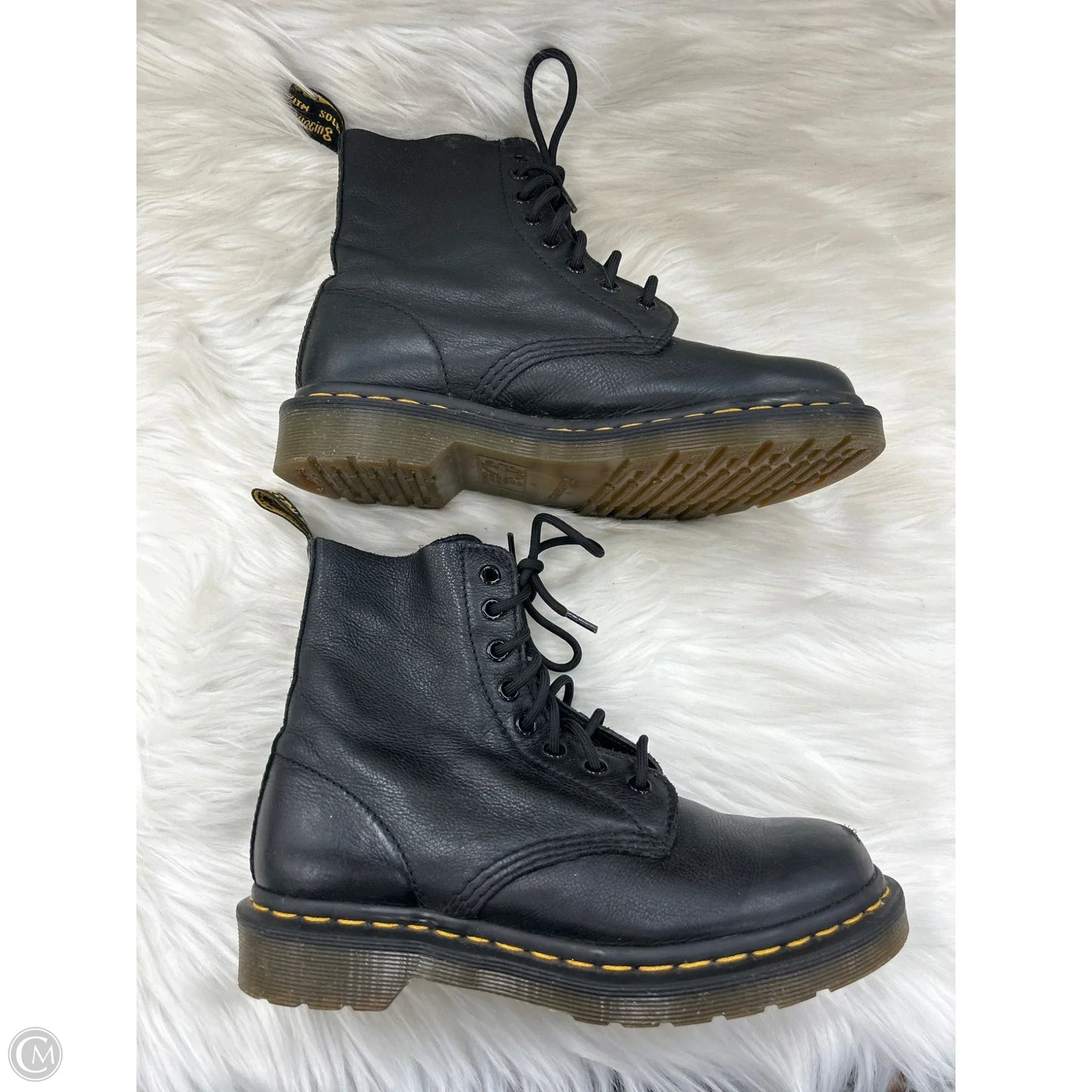 Boots Combat By Dr Martens In Black, Size: 7