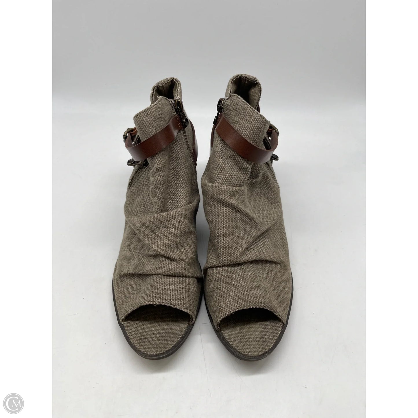 Sandals Heels Block By Blowfish In Brown, Size: 9.5