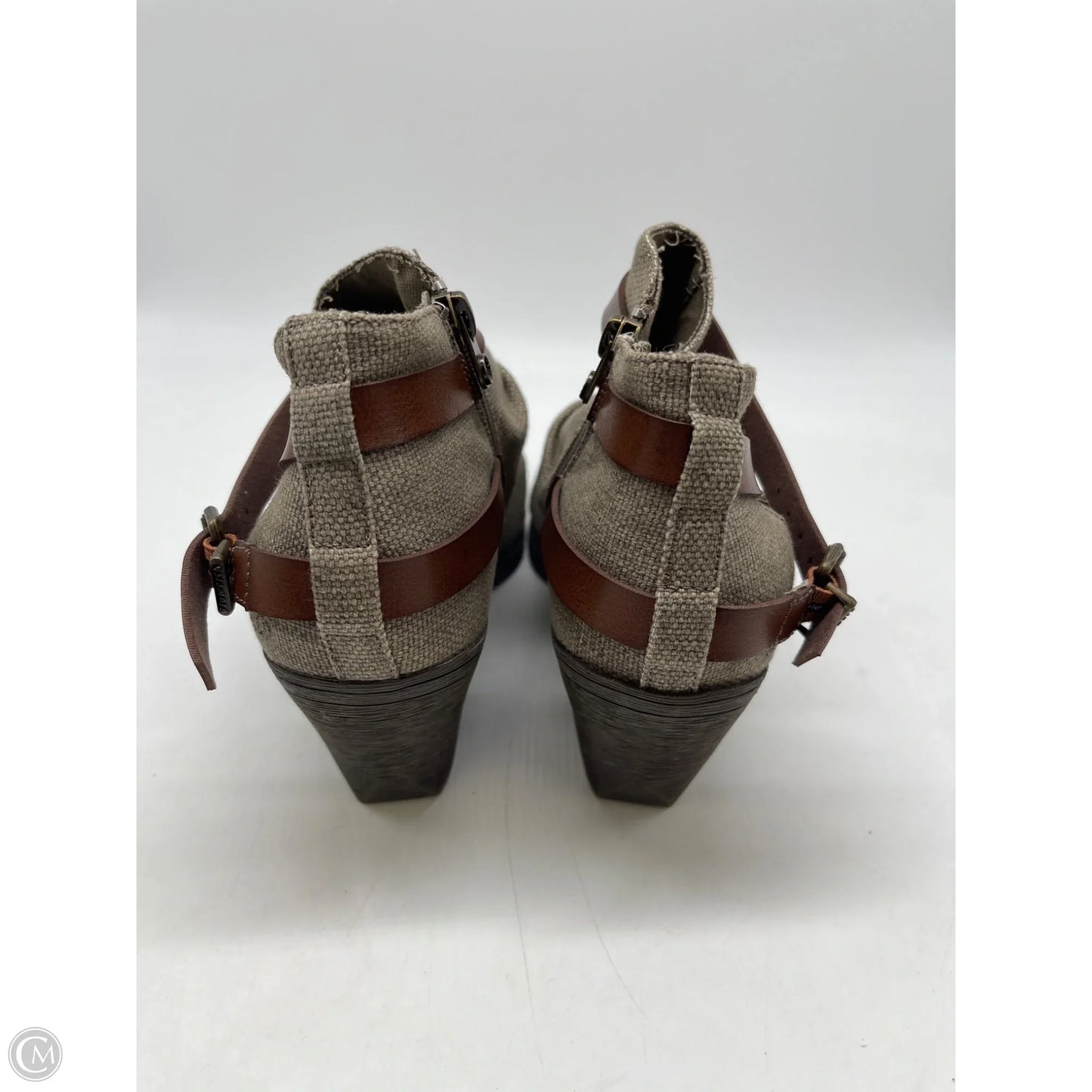 Sandals Heels Block By Blowfish In Brown, Size: 9.5