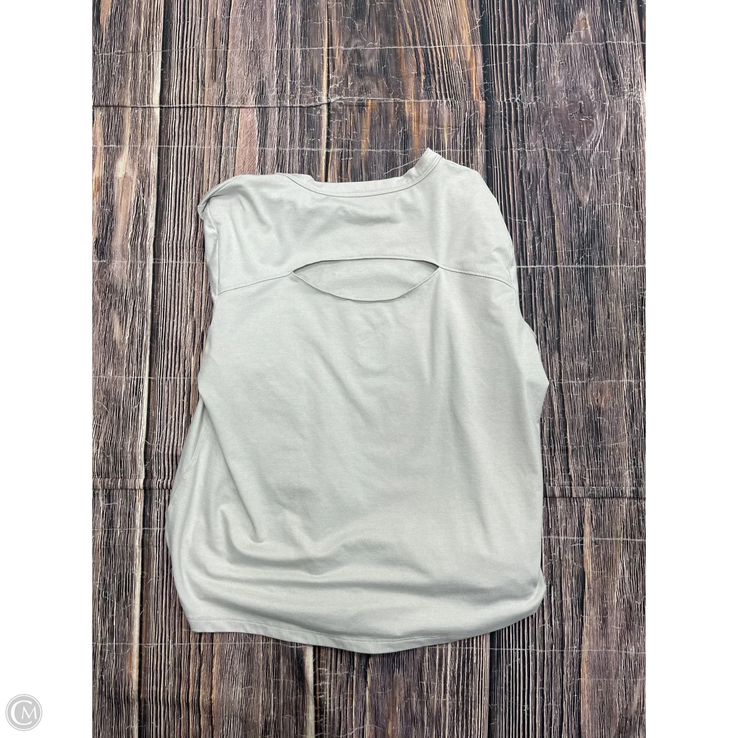 Athletic Top Long Sleeve Crewneck By All In Motion In Cream, Size: M