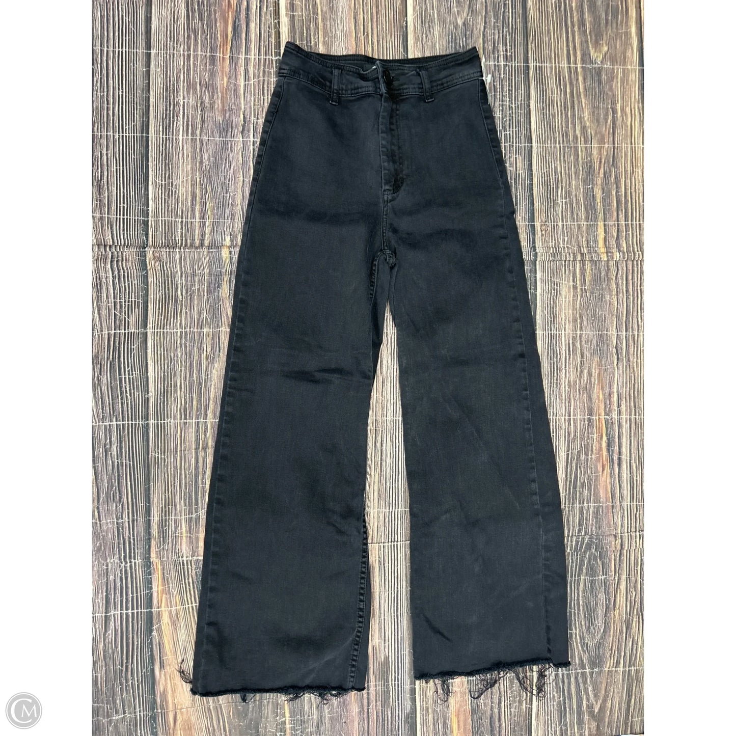 Pants Wide Leg By Oat In Black, Size: 4