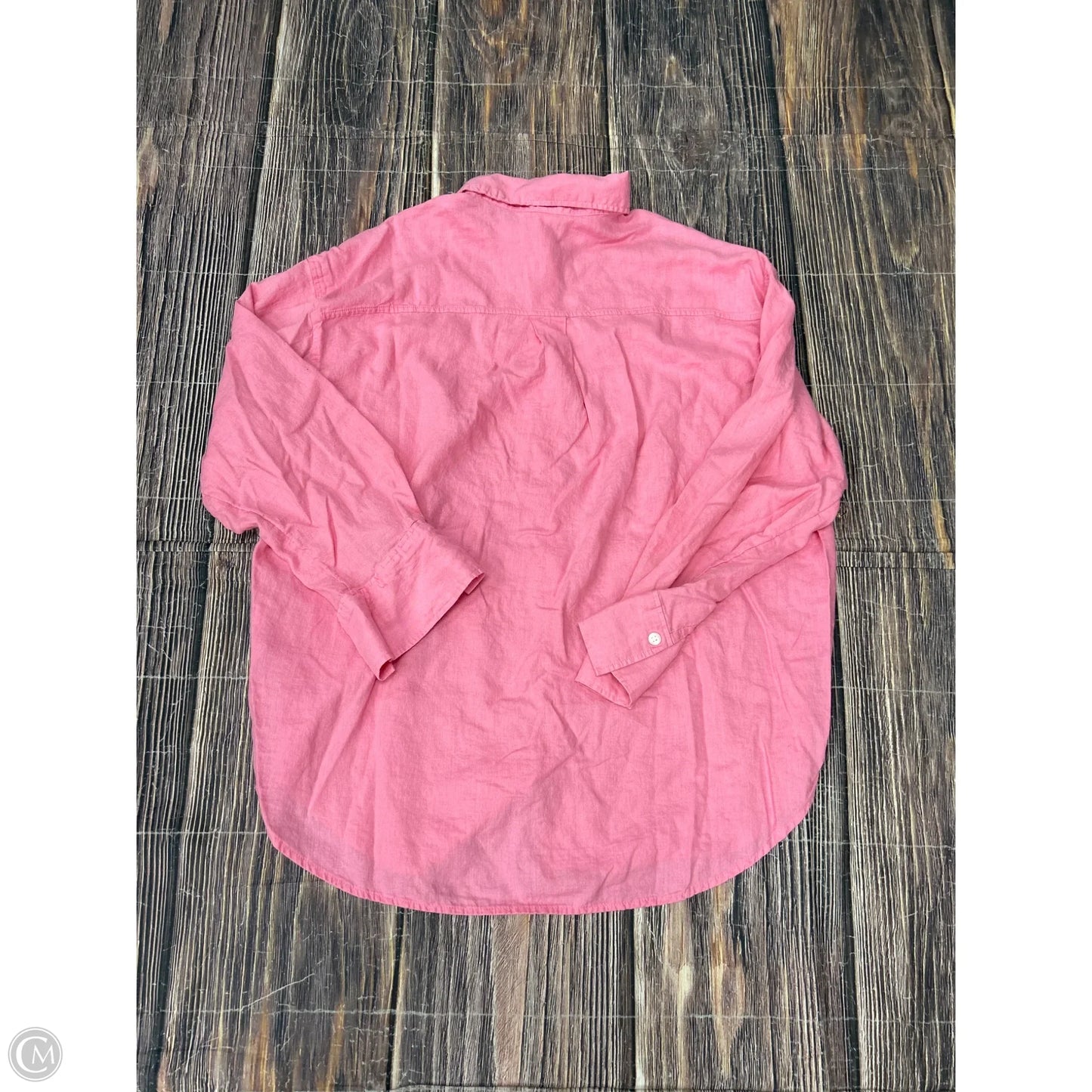 Top Long Sleeve By H&m In Pink, Size: S