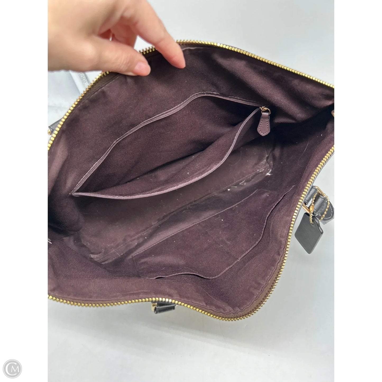 Handbag Designer By Coach, Size: Large
