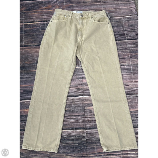 Jeans Straight By Citizens Of Humanity In Tan Denim, Size: 8