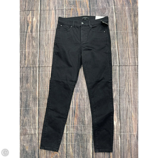 Jeans Skinny By Ann Taylor In Black Denim, Size: 6