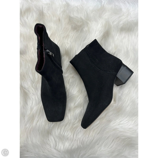 Boots Ankle Heels By Franco Sarto In Black, Size: 7.5