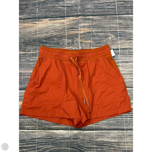 Athletic Shorts By Lululemon In Orange, Size: 6
