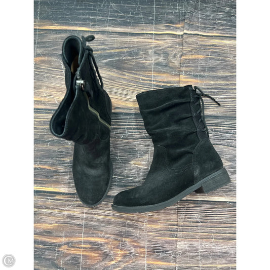 Boots Ankle Flats By Sofft In Black, Size: 6.5