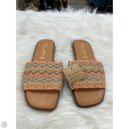 Sandals Flats By Mariella In Tan, Size: 6.5