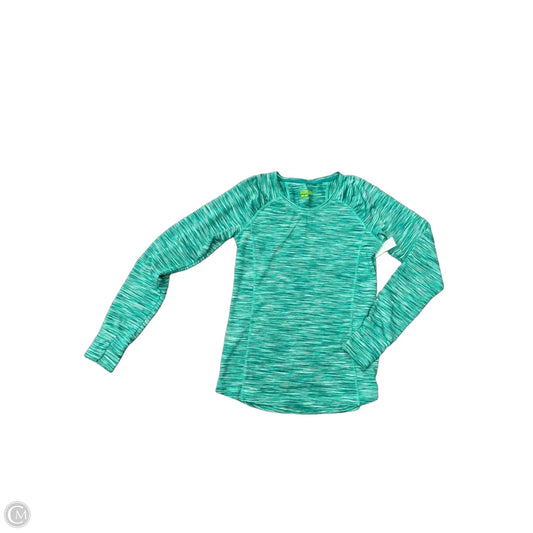 Athletic Top Long Sleeve Crewneck By Clothes Mentor In Green, Size: S