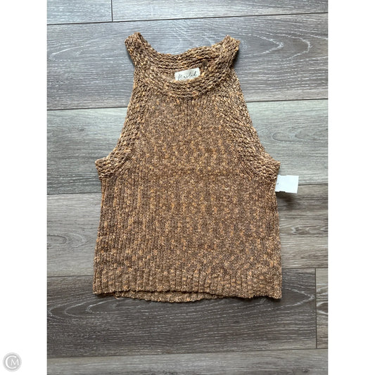 Tank Top By Marled In Brown, Size: M
