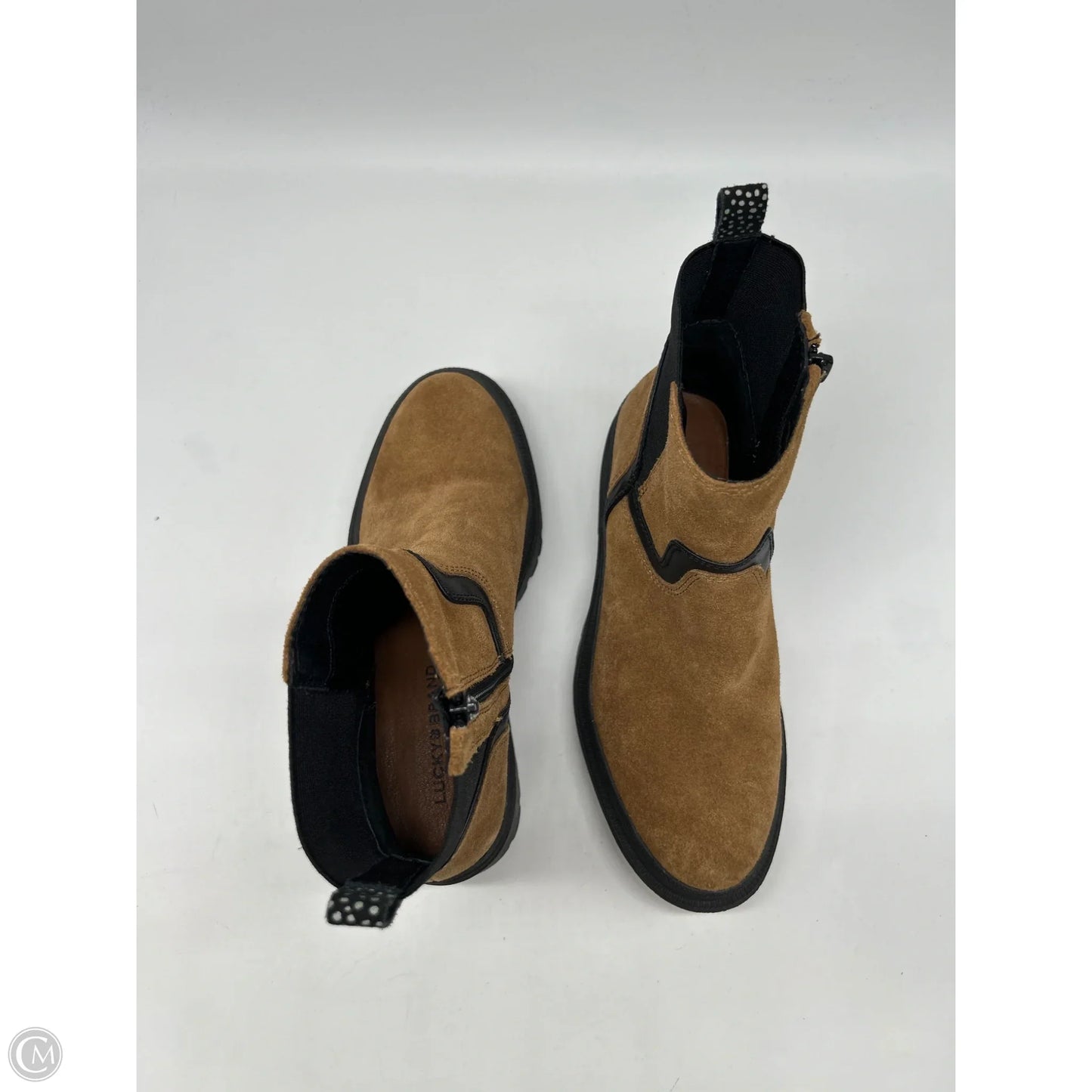 Boots Ankle Flats By Lucky Brand In Tan, Size: 7