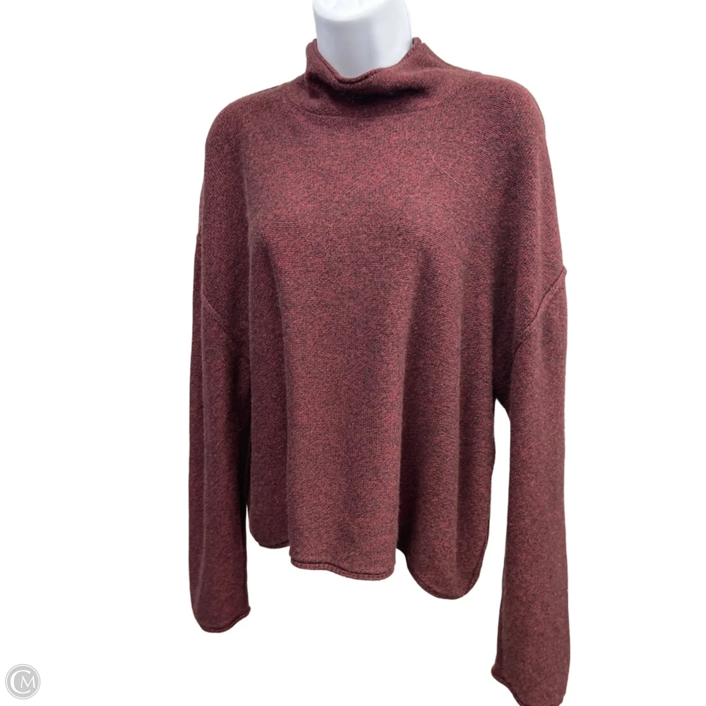 Sweater By Clothes Mentor In Red, Size: L