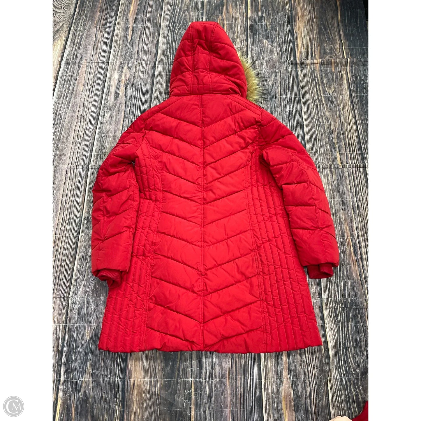 Coat Puffer & Quilted By Tommy Hilfiger In Red, Size: Xl