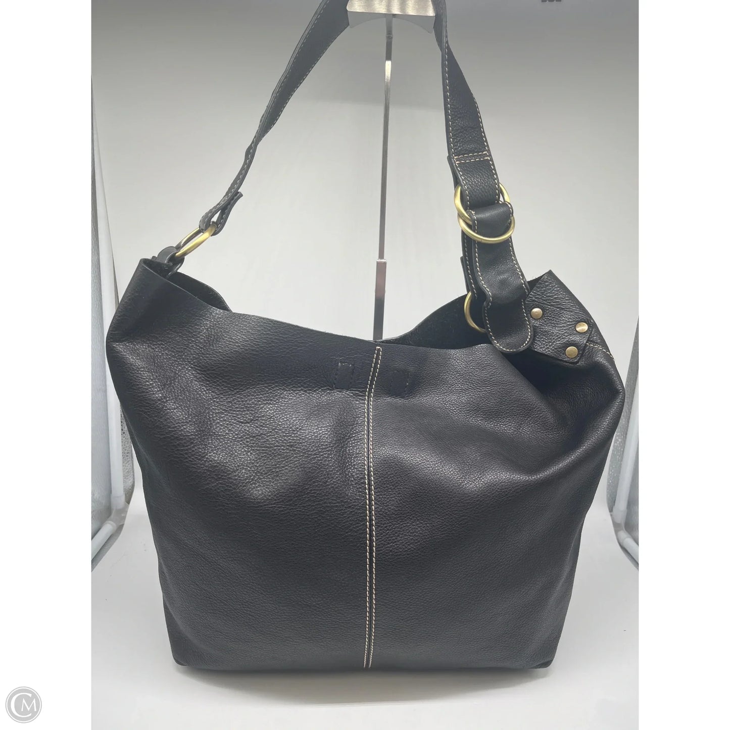 Handbag Leather By Clothes Mentor, Size: Large