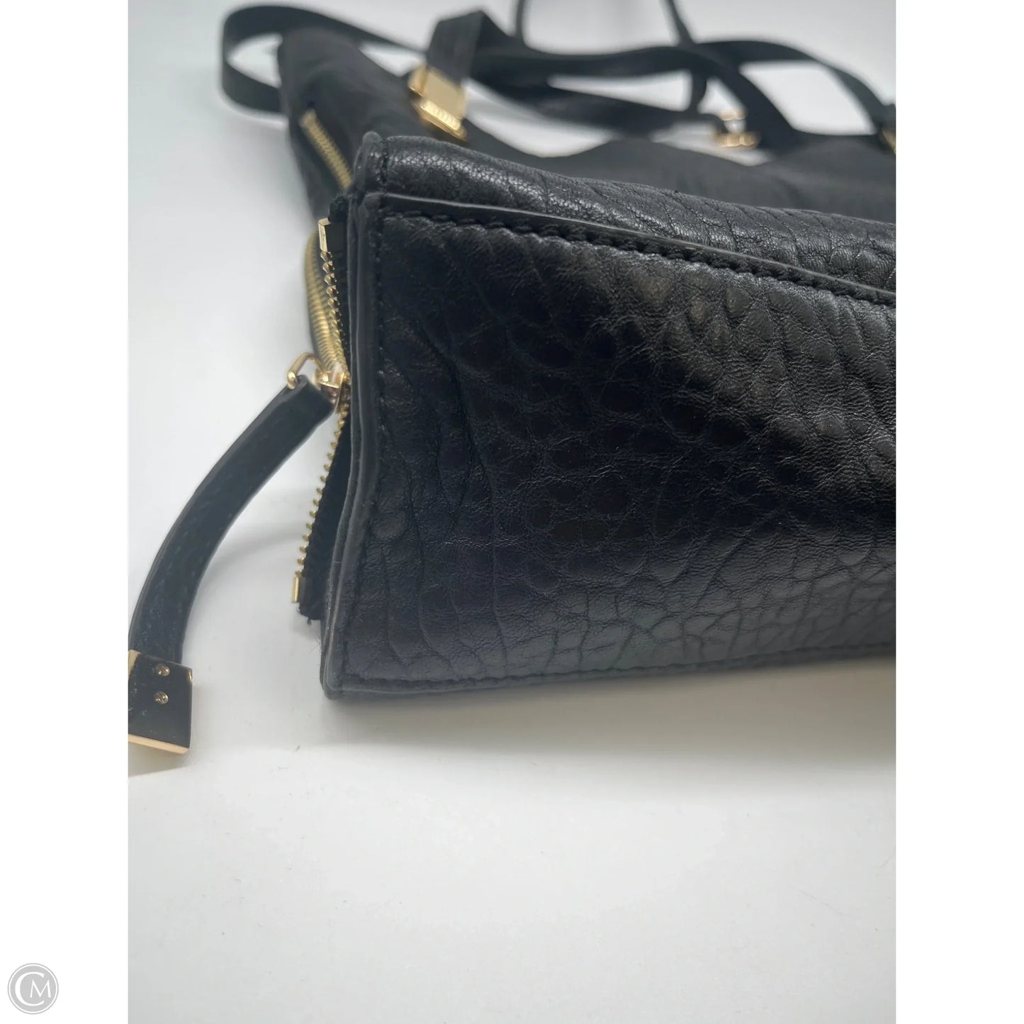 Handbag Leather By Vince Camuto, Size: Large