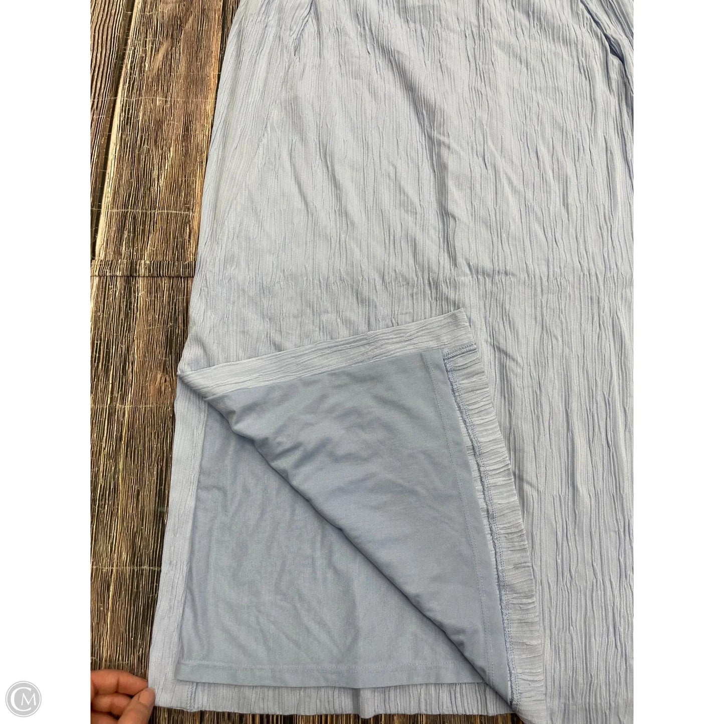 Skirt Midi By Clothes Mentor In Blue, Size: 4