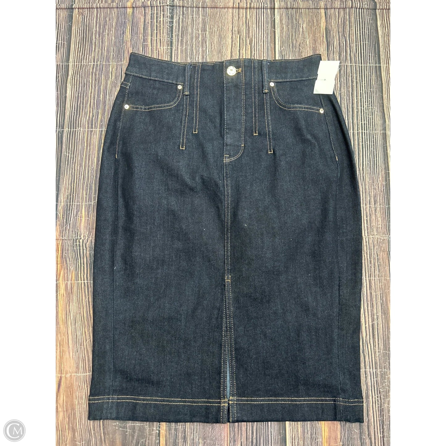 Skirt Midi By White House Black Market In Blue, Size: 4