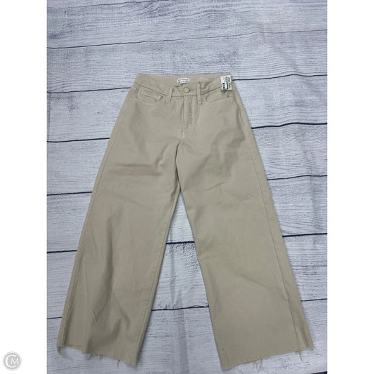 Pants Wide Leg By Good American In Tan, Size: 6